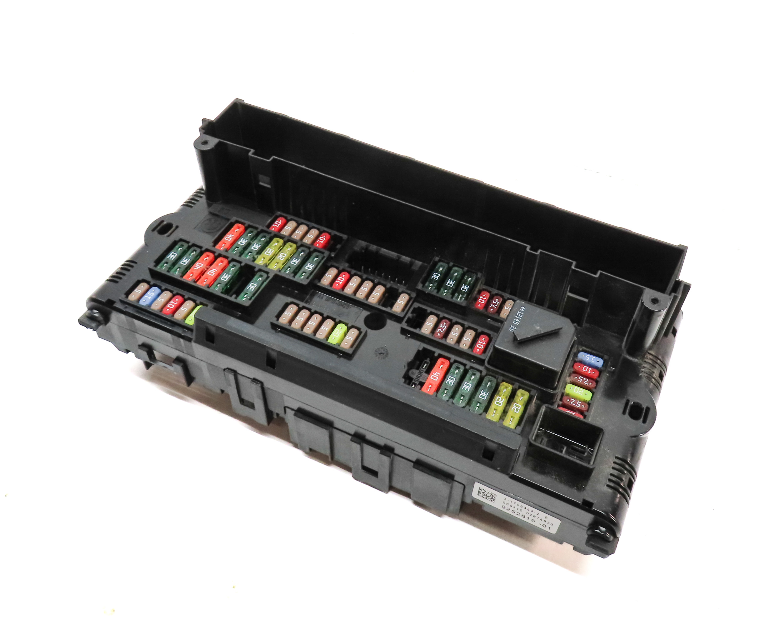 2012 BMW 5 6 7 SERIES F01 F10 F12 FRONT POWER DISTRIBUTION FUSE RELAY MODULE — exact item pictured